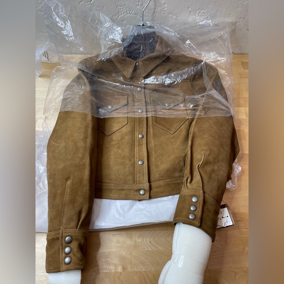 Ralph Lauren  RRL Stiles Sheep Suede 100% jacket Size 3 - Picture 2 of 16